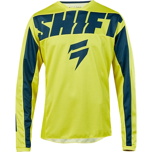Shift White York Youth Yellow/Navy джерси подростковая