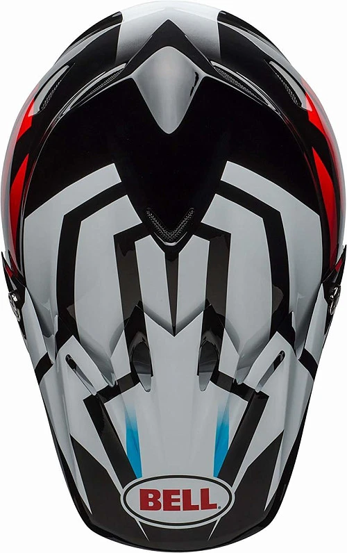 Bell Moto-9 Mips District шлем кроссовый, черно-красно-серый