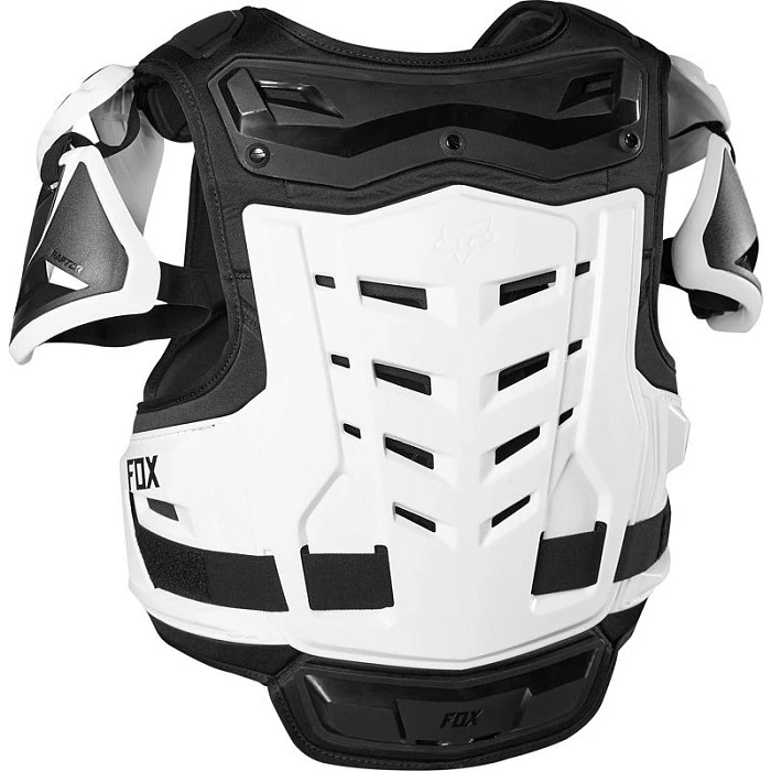 Fox Raptor Vest панцирь с плечами, черно-белый