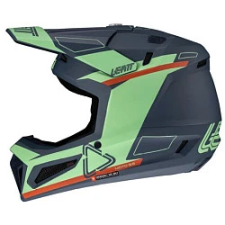 Leatt Kit Moto 3.5 V25 Matcha шлем кроссовый + Vizion 3.5 мотоочки