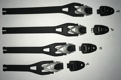 Fox Comp 5/5Y/3Y Buckle/Strap Kit стрепы к мотоботам с застежками, черный (4 шт.)