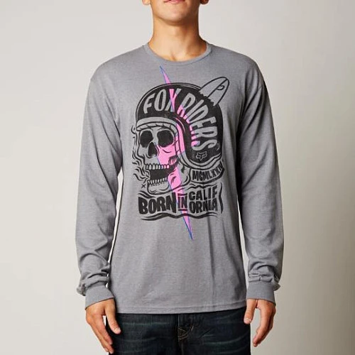 Fox Grip LS Tee футболка, серый