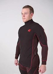 Hyperlook Siberia термобелье зимнее, джемпер коричнево-черный