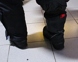 Fly Racing Aurora ATV ботинки снегоходные, черно-красный