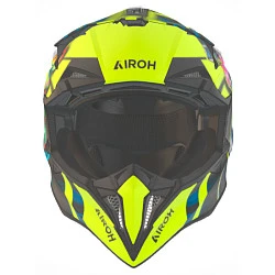 Airoh Wraaap Cyber Yellow Matt шлем внедорожный