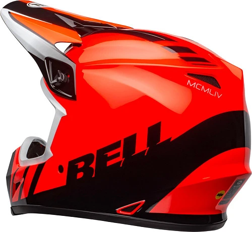 Bell Mx-9 Mips Dash Gloss Orange/Black шлем кроссовый