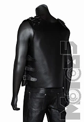 First V709 Жилет мужской клубный кожа 4мм, XS-3XL.