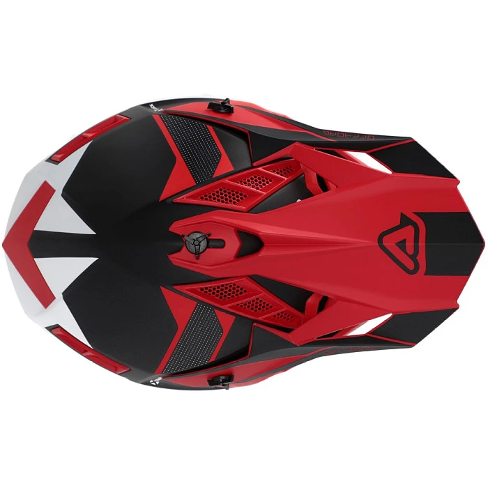 Acerbis X-Track 22-06 Black/Red шлем внедорожный, черно-красный