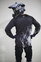 Blind Pigeon Smoke джерси, черно-серый