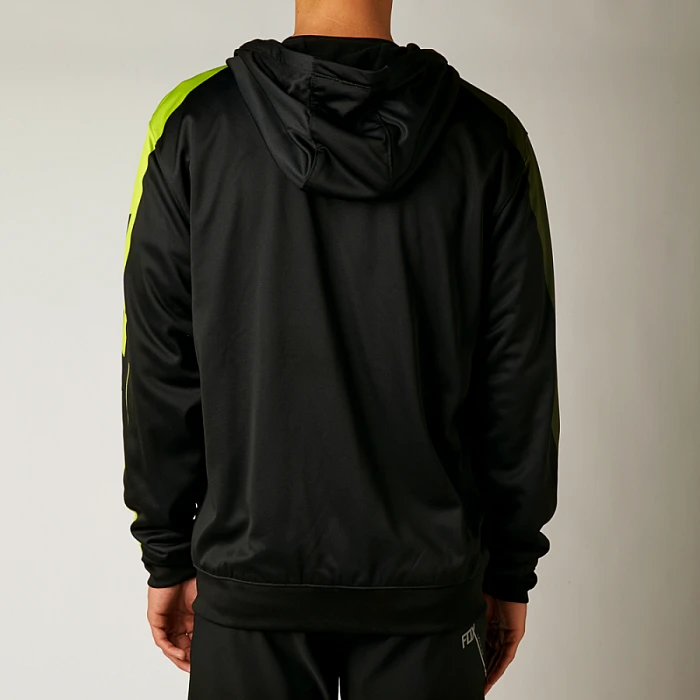 Fox Race Zip Fleece толстовка, черно-зеленый