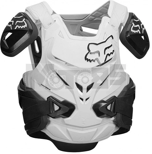 Fox Airframe Pro панцирь с плечами, черно-белый