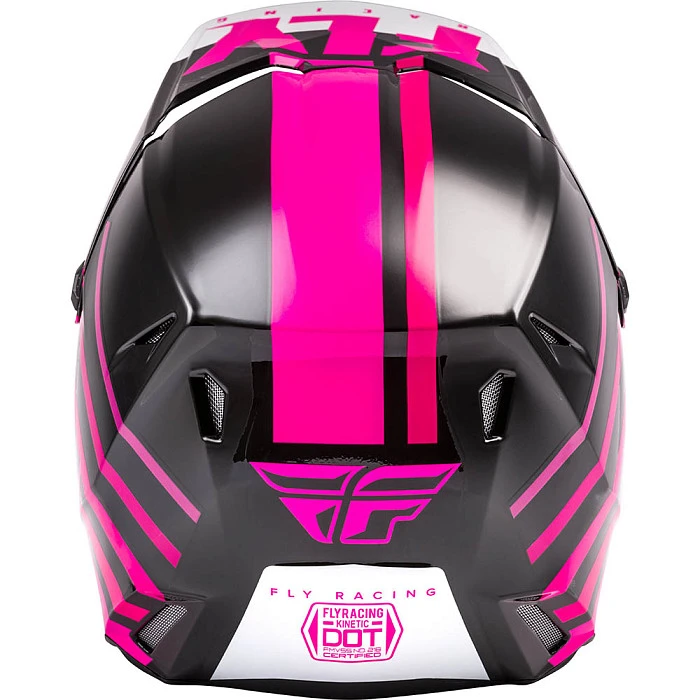 Fly Racing Kinetic Thrive шлем кроссовый, розово-черно-белый