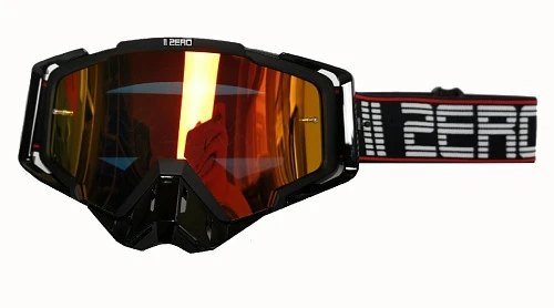 IIZERO Black Mirror Orange Lens мотоочки