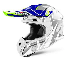 Airoh Terminator Open Vision Shock козырек к шлему, сине-желтый