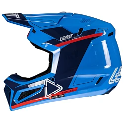 Leatt Kit Moto 3.5 V25 Royal шлем кроссовый + Vizion 3.5 мотоочки