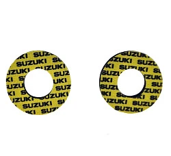 SM-Parts Suzuki донаты на грипсы (накладки на ручки руля), жёлтый