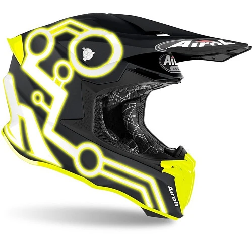 Airoh Twist 2.0 Neon Yellow Matt шлем внедорожный, желтый матовый