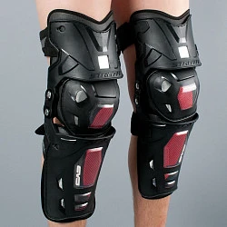EVS Strata защита коленей, черно-красный