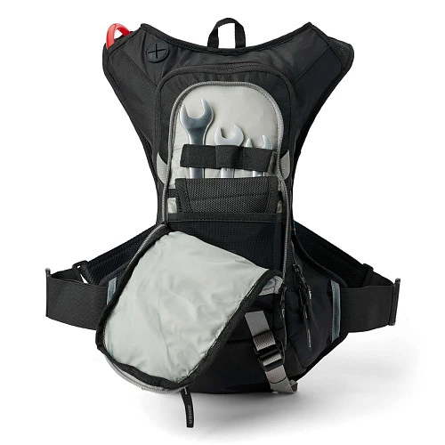 USWE Raw 8L Hydration Pack (3L) Carbon Black рюкзак-гидропак, черный