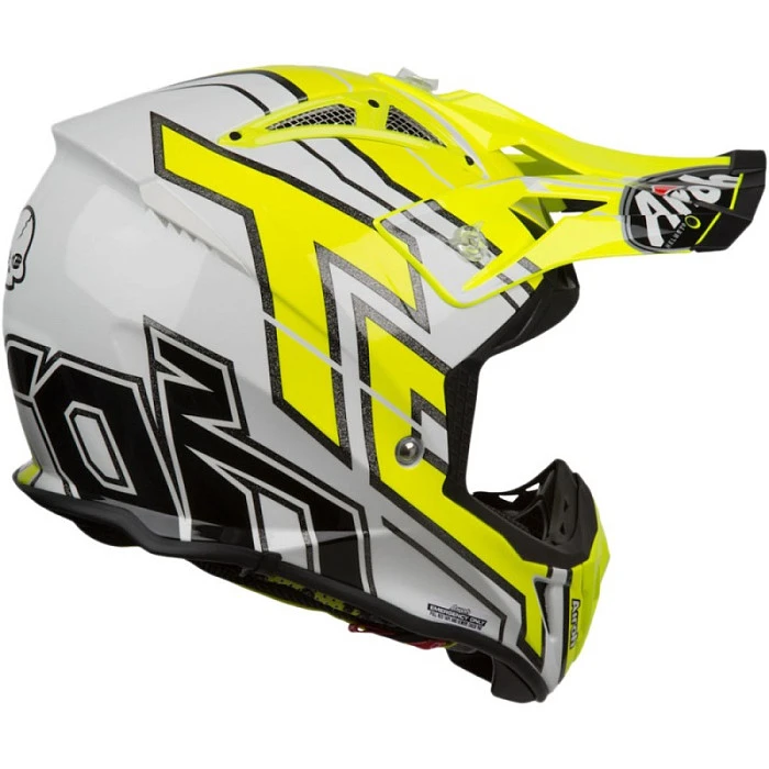 Airoh Aviator 2.2 Cairoli 019 шлем внедорожный, желто-белый