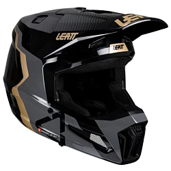 Leatt Kit Moto 3.5 Jr V25 Black шлем подростковый + Vizion 2.5s мотоочки