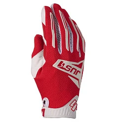 Just1 J-Force 2.0 Red White мотоперчатки
