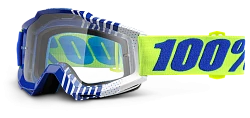 100% Accuri Sundance Clear Lens мотоочки, сине-желтый