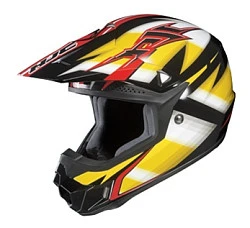 Шлем HJC CL-X6 Spectrum MC-3 (черно-желтый/красный)