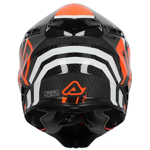 Acerbis Steel Carbon 22-06 Black/Orange, шлем внедорожный, черно-оранжевый