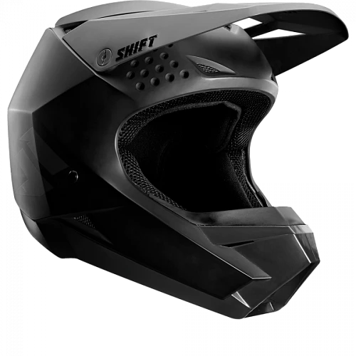 Shift White Youth Matte Black шлем подростковый