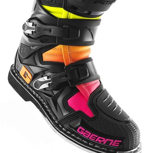 Gaerne SG12 Black/Orange/Pink LE мотоботы кроссовые