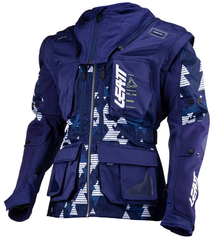 Leatt Moto 5.5 Enduro 2023 Blue мотокуртка эндуро