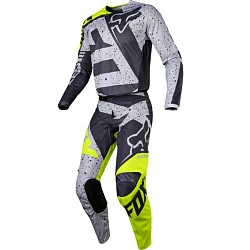 Fox Racing 180 Nirv комплект, серо-желтый