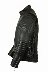 First  T-3 ZO Куртка мужская кожаная Терминатор, черный, XS-3XL