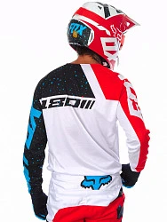 Fox Racing 180 Nirv джерси, бело-черно-красный