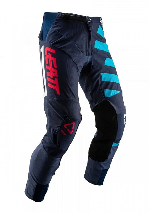 Leatt GPX 5.5 I.K.S 2019 мотоштаны, черно-голубой