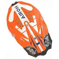 Airoh Aviator 3 Spin Orange Fluo Matt шлем внедорожный