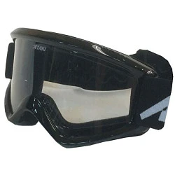 Ataki HB-319 мотоочки, черный глянцевый