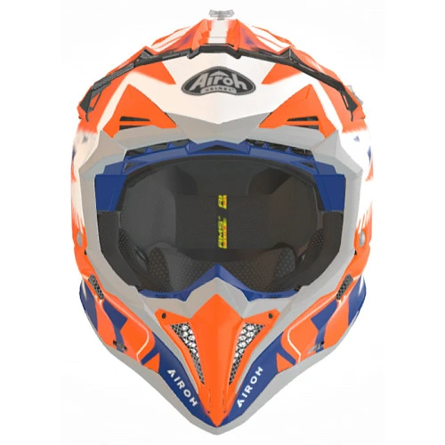 Airoh Aviator 3 Spin Orange Fluo Matt шлем внедорожный, оранжевый матовый