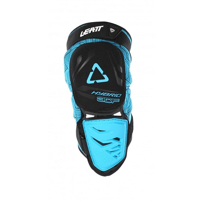 Leatt 3DF Hybrid наколенники короткие, черно-синий