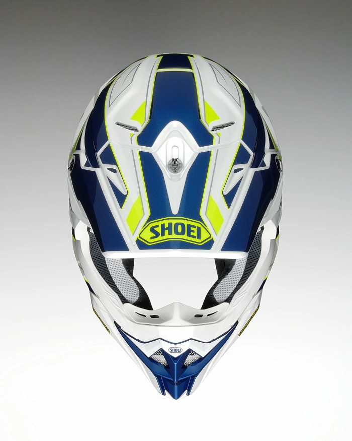 Shoei VFX-WR Allegiant TC-3 шлем кроссовый, желто-бело-синий