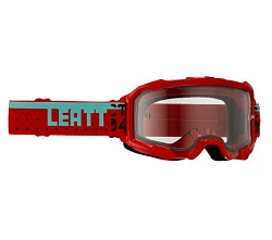 Leatt Velocity 4.5 Teal / Clear 83% мотоочки, двойная линза