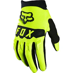 Fox Dirtpaw Youth Flow Yellow мотоперчатки подростковые