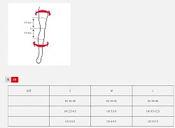 Leatt Knee Brace Socks Black/White чулки под наколенники с носком