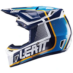 Leatt Kit Moto 8.5 V24 Ink шлем кроссовый + Velocity 5.5 мотоочки