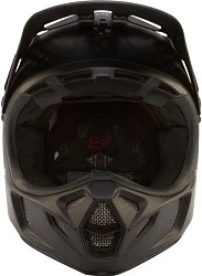 Fox Racing V4 Matte Carbon ECE шлем, черный матовый