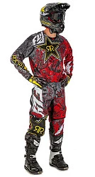 Fly Racing Kinetic Rockstar 2018 джерси, красно-серый