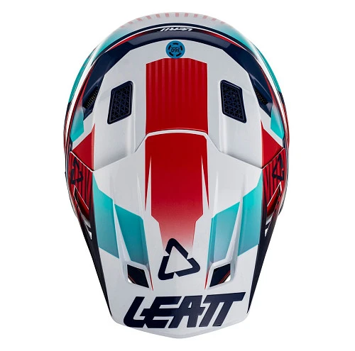 Leatt Kit Moto 8.5 V23 Royal шлем кроссовый + Velocity 5.5 мотоочки
