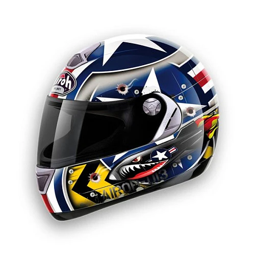 Airoh Aster-X Aircraft шлем интеграл, разноцветный