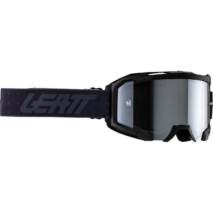 Leatt Velocity 4.5 Iriz Stealth / Silver 50% мотоочки, двойная линза